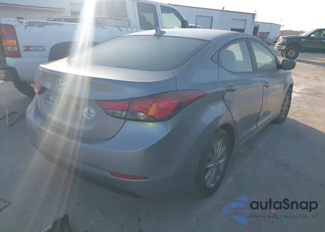 2015 Hyundai Elantra Se from USA, damaged, VIN 5NPDH4AE2FH632490